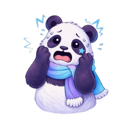 😰 Стикер «Panda» для Telegram