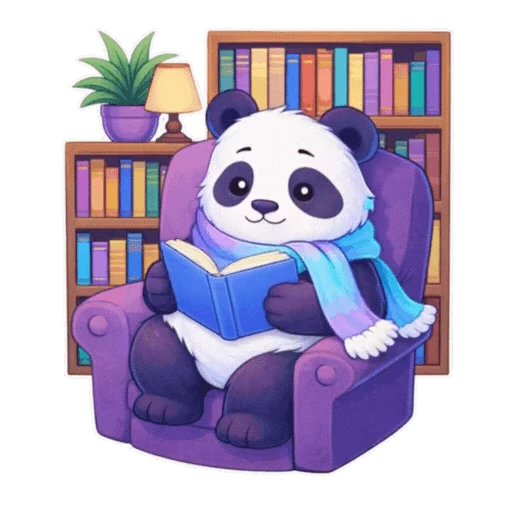 📖 Стикер «Panda» для Telegram