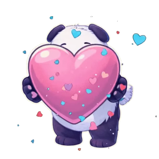 ❤️ Стикер «Panda» для Telegram
