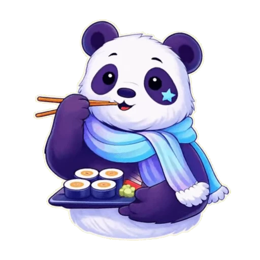🍣 Стикер «Panda» для Telegram