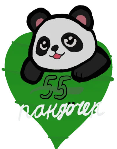 5️⃣ Стикер «Panda Blog» для Telegram