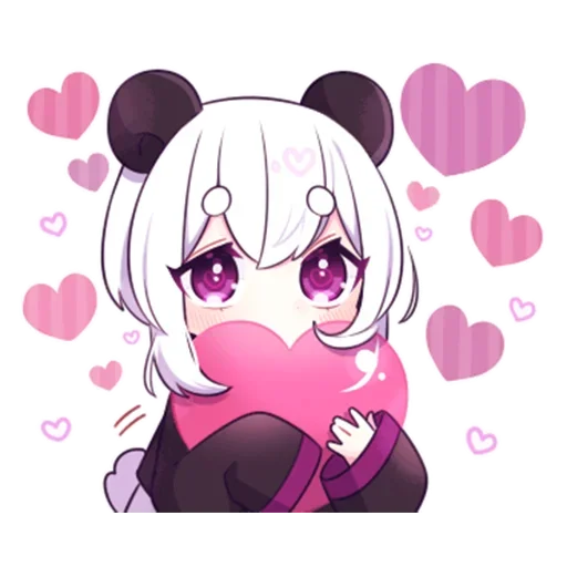 💗 Стикер «Панди» для Telegram