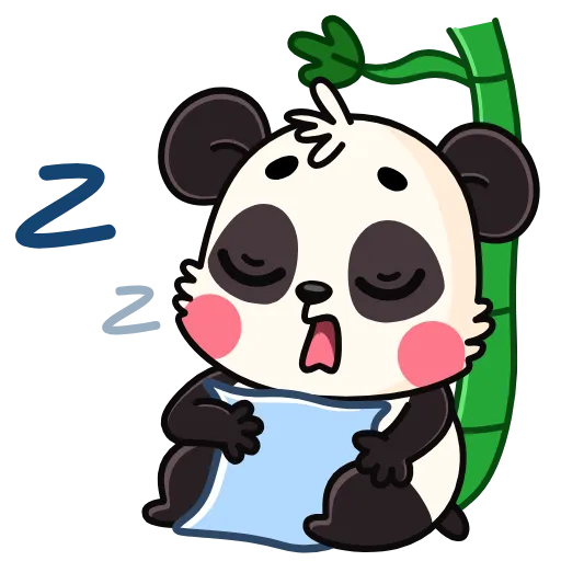 😴 Стикер «Пандочка» для Telegram