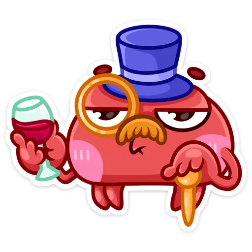 🍷 Стикер «Панг» для Telegram