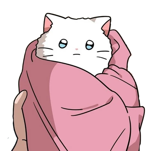 🐈‍⬛️ Стикер «luv you» для Telegram