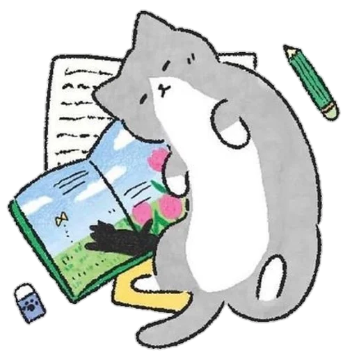 📚 Стикер «luv you» для Telegram