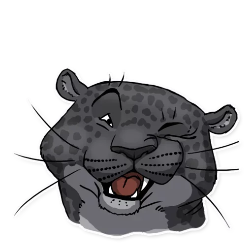😉 Стикер «Panther» для Telegram