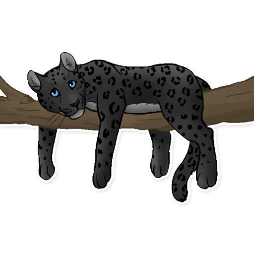 🌴 Стикер «Panther» для Telegram