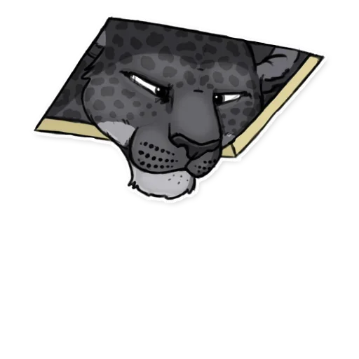 👁 Стикер «Panther» для Telegram