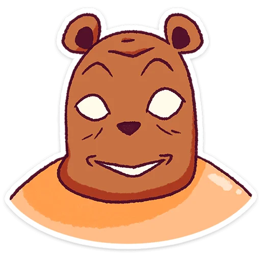 😕 Стикер «Папа-медведь» для Telegram