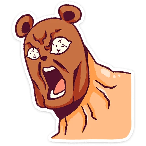 🌟 Стикер «Папа-медведь» для Telegram