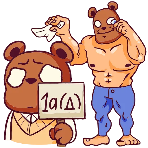 👋 Эмодзи «Папа-медведь» для Telegram