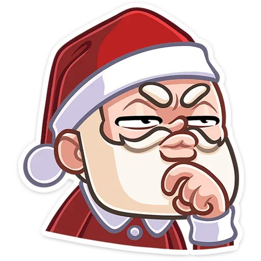 🤔 Стикер «Деда Мороз» для Telegram