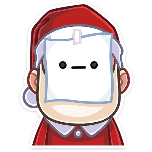 😐 Стикер «Деда Мороз» для Telegram
