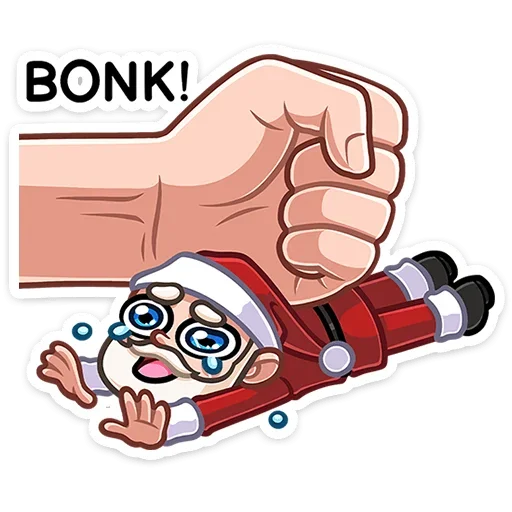 👊 Стикер «Деда Мороз» для Telegram