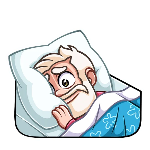 😦 Стикер «Гном Мороз» для Telegram