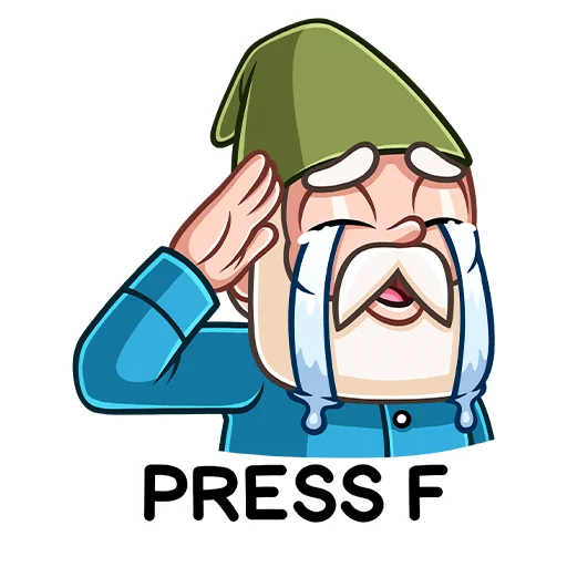 😢 Стикер «Гном Мороз» для Telegram