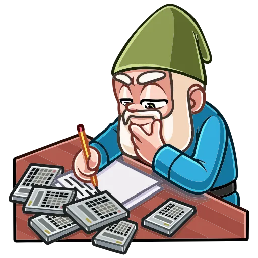🤯 Эмодзи «Деда Гном» для Telegram
