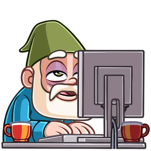 😩 Эмодзи «Деда Гном» для Telegram