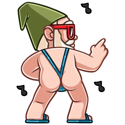 🕺 Эмодзи «Деда Гном» для Telegram