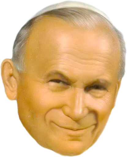 ☺️ Стикер «Papieże reakcyjne» для Telegram