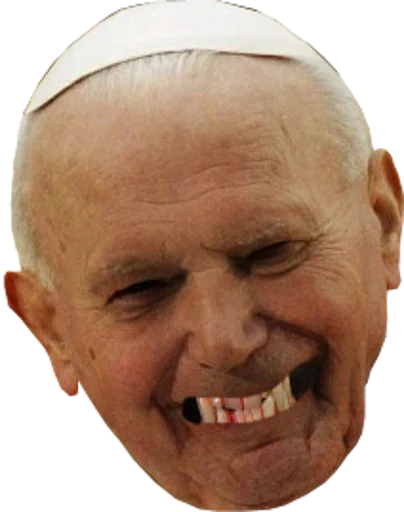 👹 Стикер «Papieże reakcyjne» для Telegram