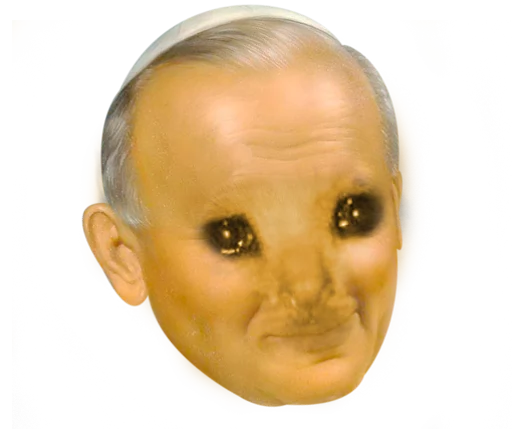 😭 Стикер «Papieże reakcyjne» для Telegram