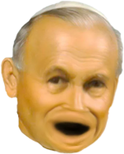 😮 Стикер «Papieże reakcyjne» для Telegram