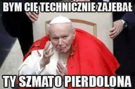 😡 Стикер «Papieże reakcyjne» для Telegram