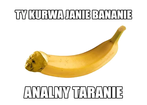 🍌 Стикер «Papieże reakcyjne» для Telegram