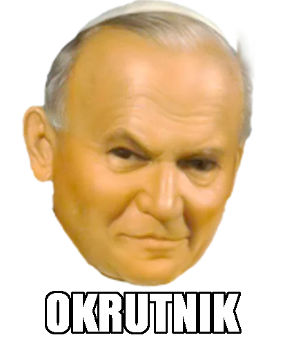 🙀 Стикер «Papieże reakcyjne» для Telegram