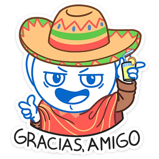 🤠 Стикер «Бумажный Найс» для Telegram