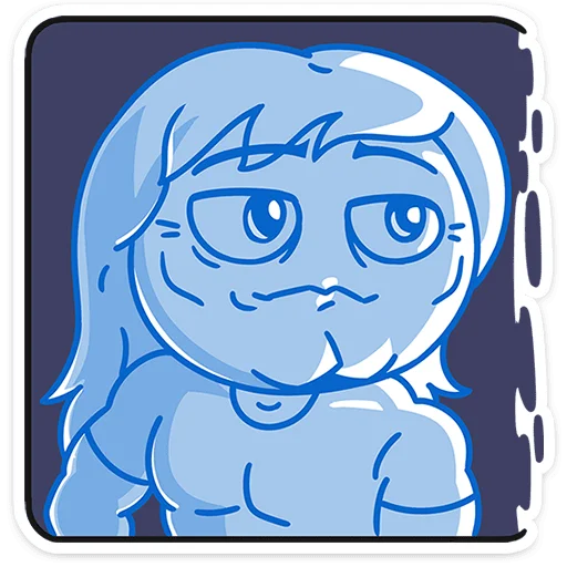 💪 Стикер «Бумажный Найс» для Telegram