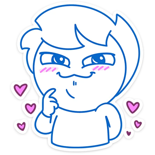 😍 Стикер «Бумажный Найс» для Telegram