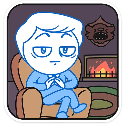 😏 Стикер «Бумажный Найс» для Telegram