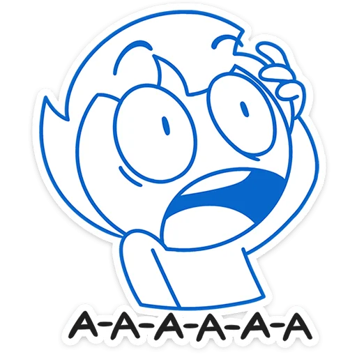 😳 Стикер «Бумажный Найс» для Telegram