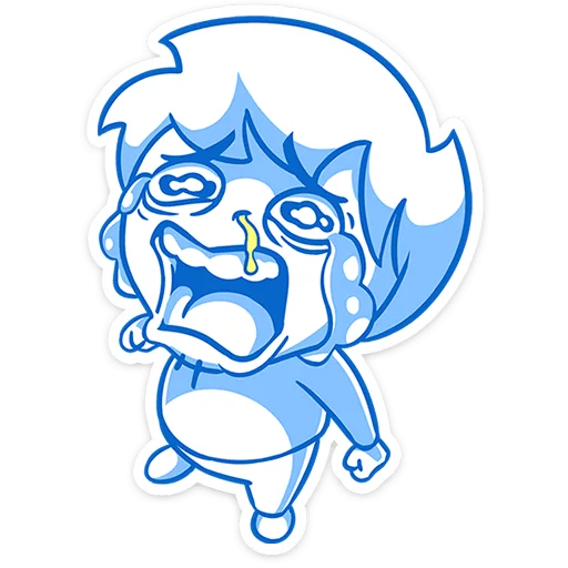 😭 Стикер «Бумажный Найс» для Telegram