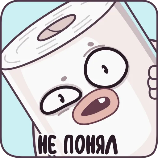 Стикер 7 Туалетная Бумажка