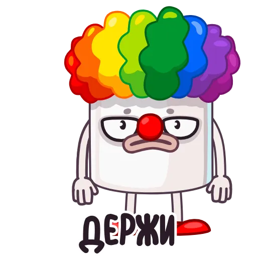 Стикер 42 Туалетная Бумажка