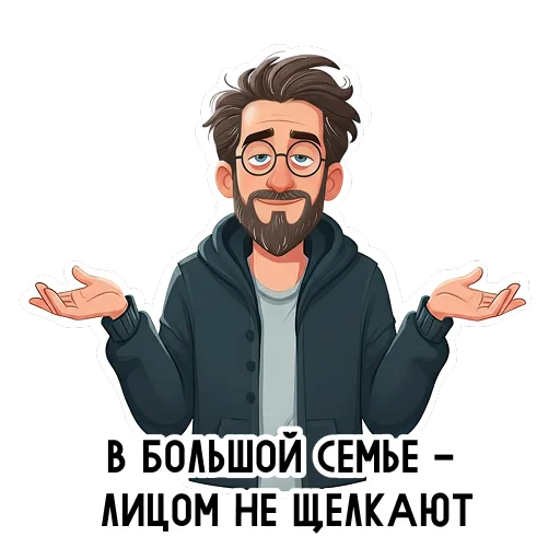 🤷‍♂️ Стикер «Папа» для Telegram