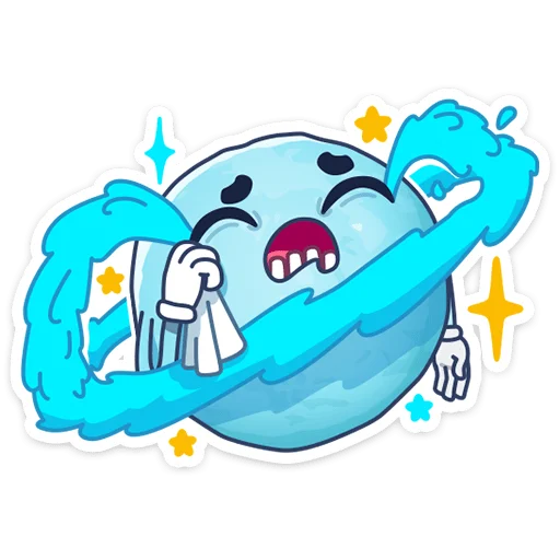 😢 Стикер «Парад планет» для Telegram