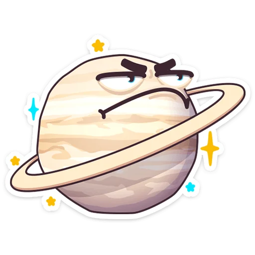 😤 Стикер «Парад планет» для Telegram