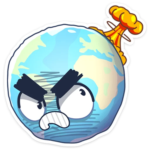 😵 Стикер «Парад планет» для Telegram