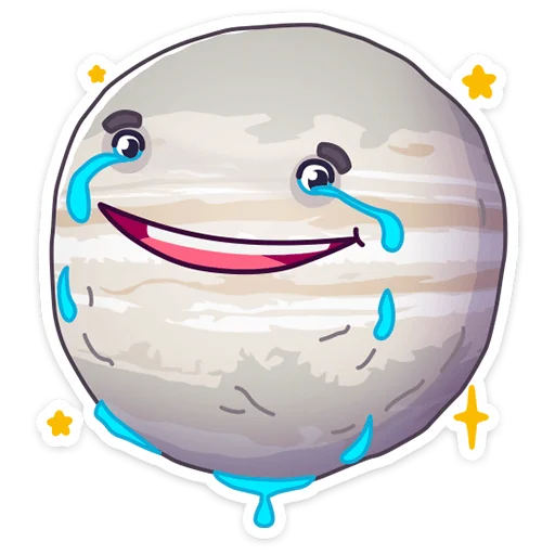 🥲 Стикер «Парад планет» для Telegram