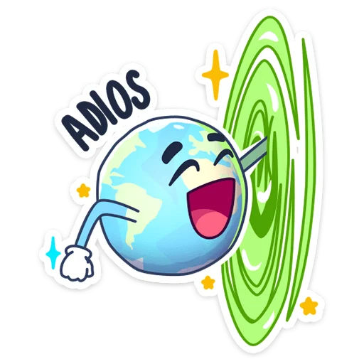 👋 Стикер «Парад планет» для Telegram
