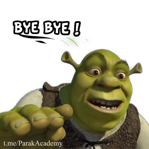 Стикерпак «Parak Shrek» для Telegram — обложка