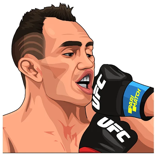 😖 Стикер «PARIMATCH + UFC» для Telegram