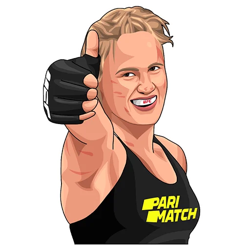 👍 Стикер «PARIMATCH + UFC» для Telegram