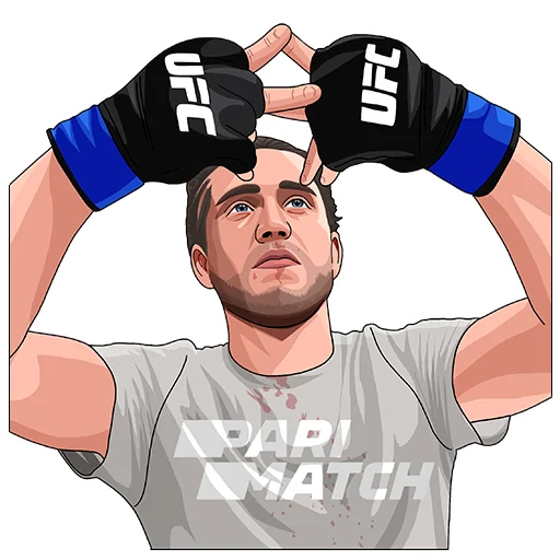 🙏 Стикер «PARIMATCH + UFC» для Telegram
