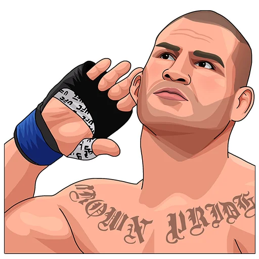 🙋‍♂️ Стикер «PARIMATCH + UFC» для Telegram